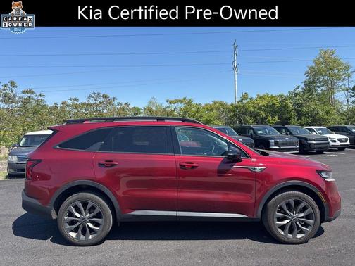 Passion Red Tintcoat 2023 Kia Sorento EX
