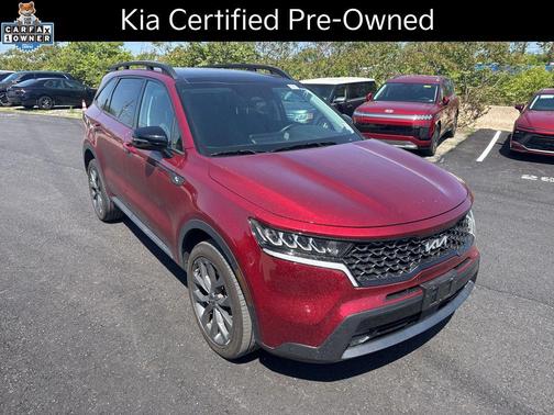 Passion Red Tintcoat 2023 Kia Sorento EX