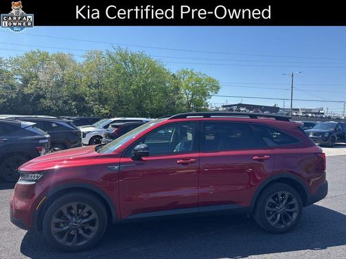 Passion Red Tintcoat 2023 Kia Sorento EX