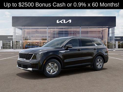 Ebony Black 2026 Kia Sorento LX