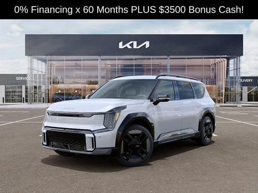 Glacial White Pearl 2026 Kia EV9 GT-Line