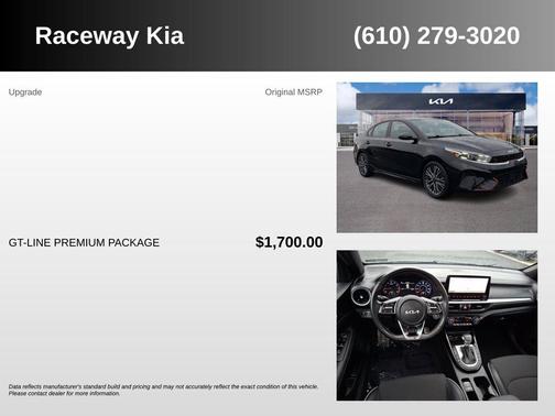 Aurora Black Pearl 2023 Kia Forte GT-Line