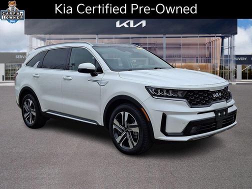 Snow White Pearl 2023 Kia Sorento Hybrid EX
