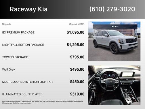 Wolf Gray 2021 Kia Telluride EX