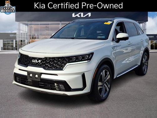 Snow White Pearl 2022 Kia Sorento Plug-In Hybrid SX Prestige