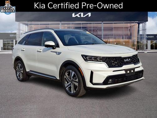 Snow White Pearl 2022 Kia Sorento Plug-In Hybrid SX Prestige
