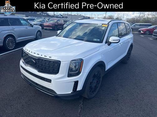 Glacial White Pearl 2021 Kia Telluride EX