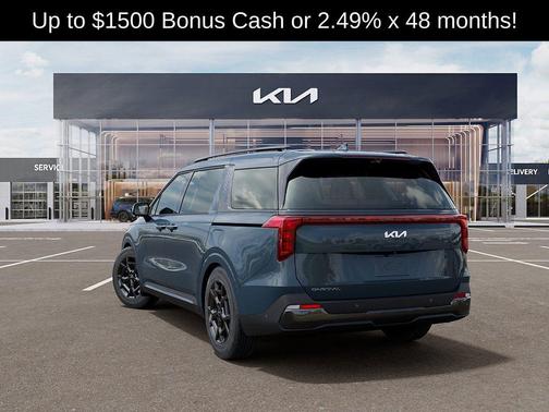 Blue 2026 Kia Carnival SX