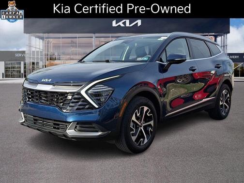 Vesta Blue 2025 Kia Sportage Hybrid EX