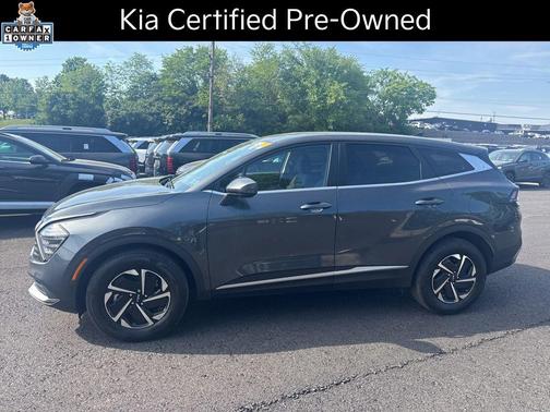 Gravity Gray 2025 Kia Sportage Hybrid LX