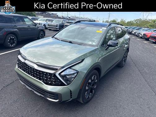 Jungle Green 2023 Kia Sportage Plug-In Hybrid X-Line