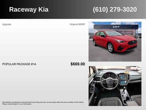 Pure Red 2024 Subaru Impreza Base