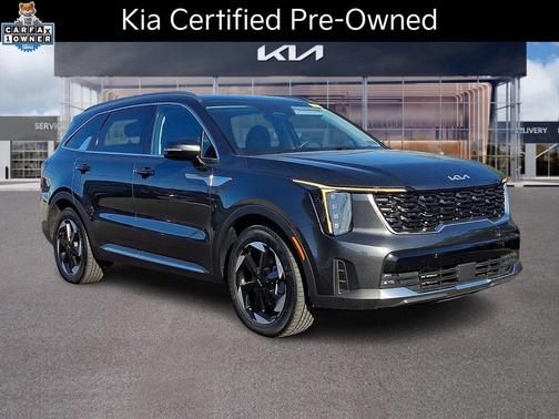 Interstellar Gray 2025 Kia Sorento Hybrid EX