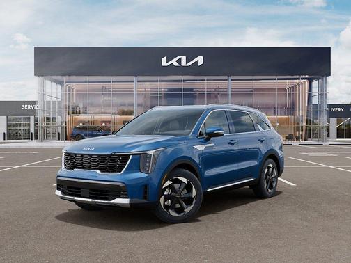 Mineral Blue 2026 Kia Sorento Hybrid EX