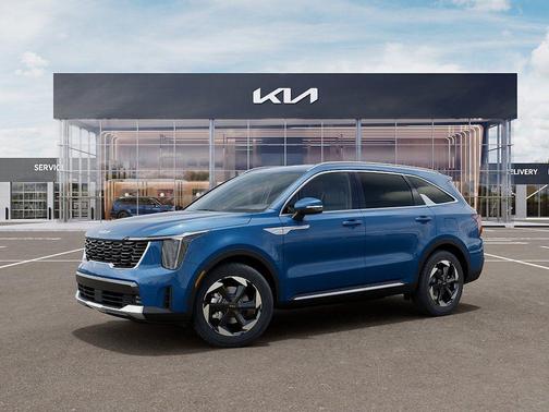 Mineral Blue 2026 Kia Sorento Hybrid EX