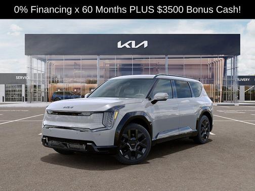 Gray 2026 Kia EV9 Land