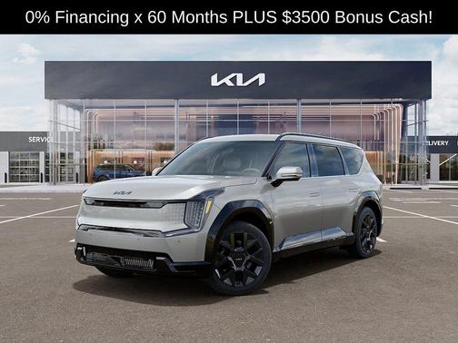 Ivory Silver 2026 Kia EV9 Land
