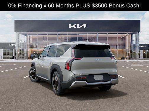 Ivory Silver 2026 Kia EV9 Light Long Range