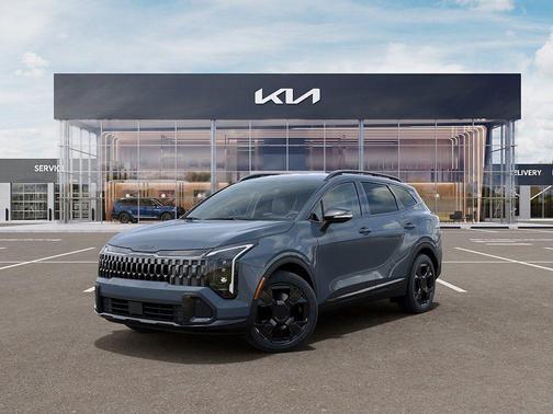 Blue 2026 Kia Sportage Hybrid EX