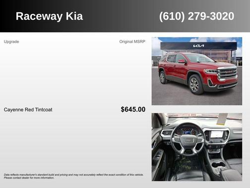 2022 GMC Acadia AWD SLT