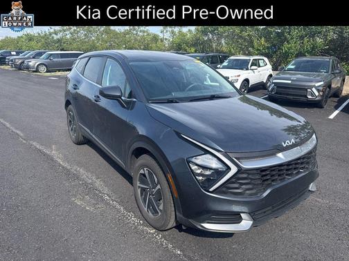 Gravity Gray 2023 Kia Sportage Hybrid LX