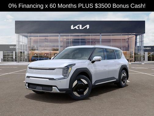 Glacial White Pearl 2026 Kia EV9 Wind