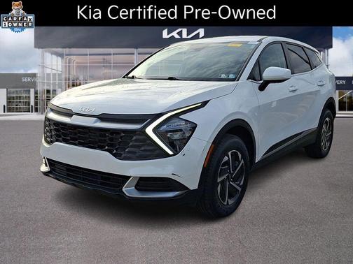 Snow White Pearl 2023 Kia Sportage Hybrid LX