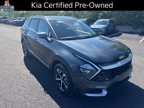 Gravity Gray 2023 Kia Sportage Hybrid EX