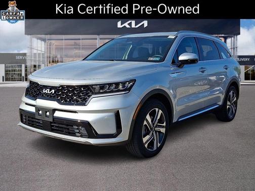 Silky Silver 2023 Kia Sorento Hybrid EX