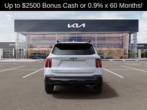 White 2026 Kia Sorento EX