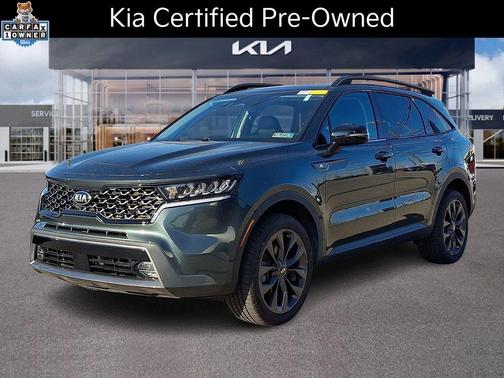 Aruba Green 2021 Kia Sorento EX