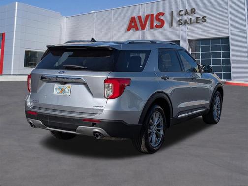 Silver Metallic 2023 Ford Explorer Limited