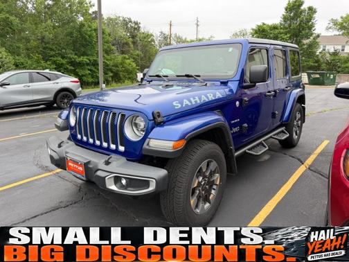 Ocean Blue Metallic 2018 Jeep Wrangler Unlimited Sahara