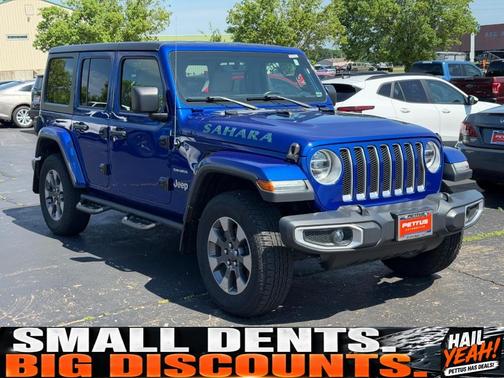 Ocean Blue Metallic 2018 Jeep Wrangler Unlimited Sahara