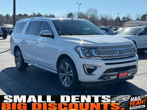 White Tri-Coat 2021 Ford Expedition Max Platinum