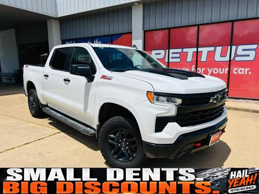 Summit White / White 2023 Chevrolet Silverado 1500 LT Trail Boss