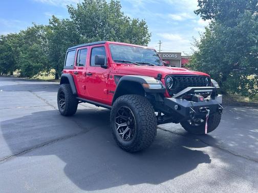 Firecracker Red Clearcoat 2024 Jeep Wrangler Sport