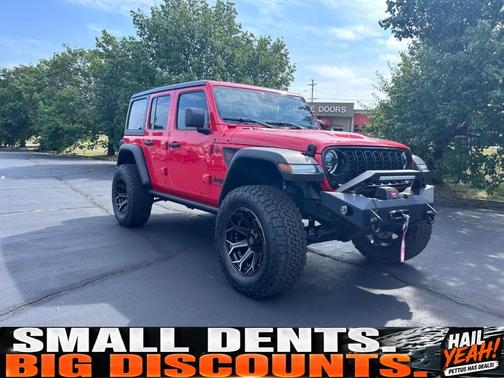 Firecracker Red Clearcoat 2024 Jeep Wrangler Sport