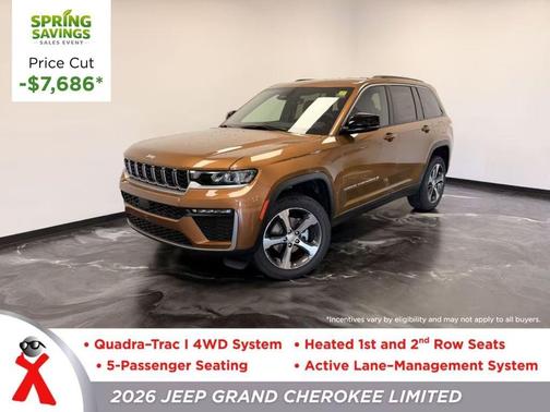 Copper 2026 Jeep Grand Cherokee Limited 4x4