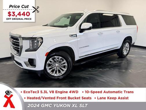 White 2024 GMC Yukon XL SLT