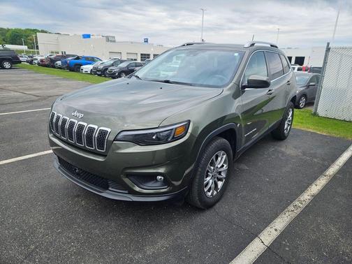 Olive Green Pearlcoat 2021 Jeep Cherokee Latitude Lux