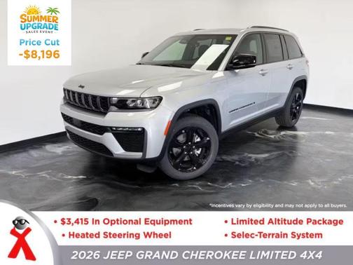 Silver Zynith 2026 Jeep Grand Cherokee Limited 4x4