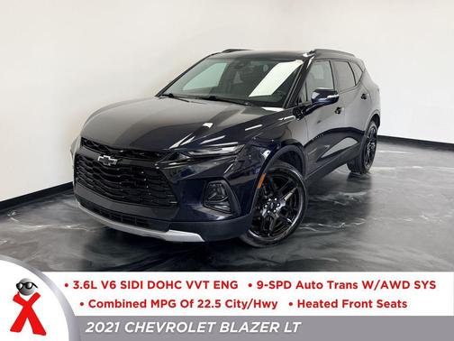 Midnight Blue Metallic 2021 Chevrolet Blazer 3LT