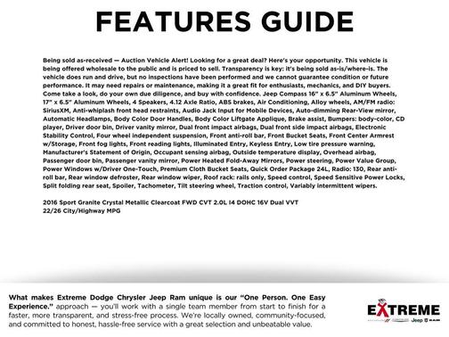 2016 Jeep Compass Sport