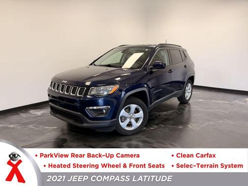 Jazz Blue Pearlcoat 2021 Jeep Compass Latitude