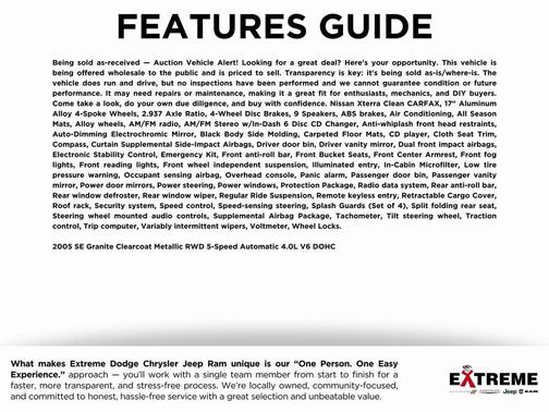 2005 Nissan Xterra SE