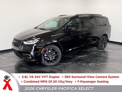 Diamond Black 2026 Chrysler Pacifica Select AWD