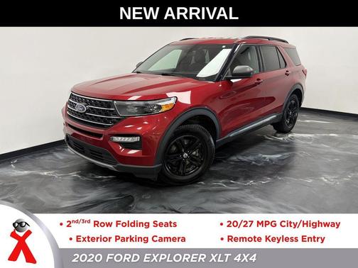Red 2020 Ford Explorer XLT