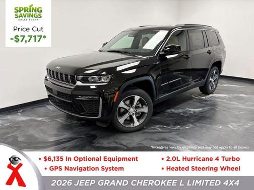 Diamond Black 2026 Jeep Grand Cherokee L Limited