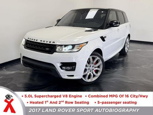 White 2017 Land Rover Range Rover Sport 5.0L Supercharged Autobiography